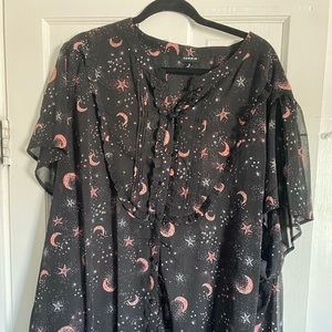 Torrid Size 6 Sheer Blouse